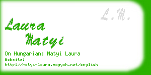 laura matyi business card